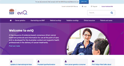 Desktop Screenshot of eviq.org.au